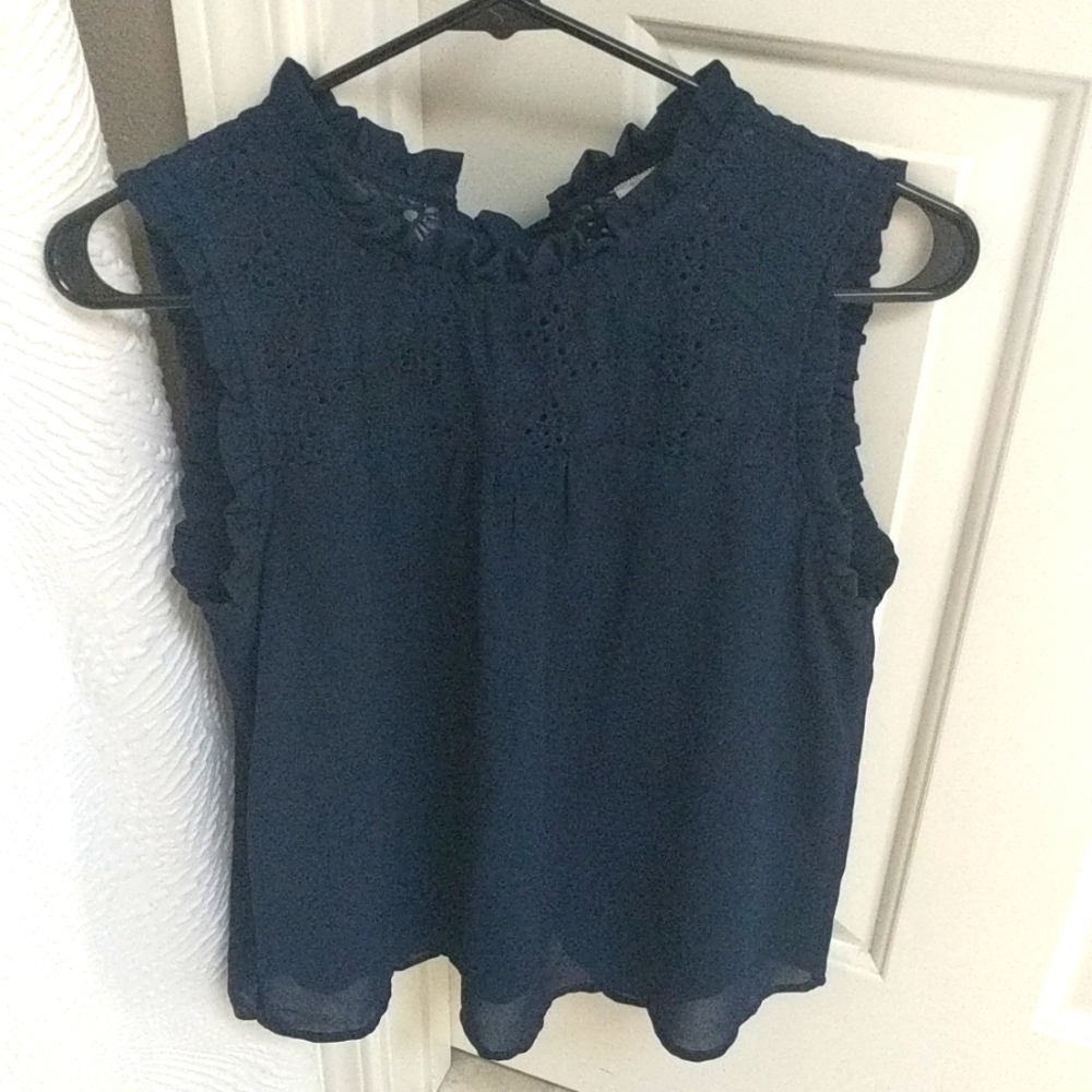 Monteau blue blouse